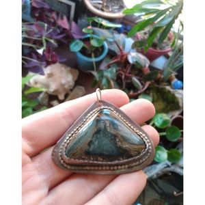 Copper Stone Pendant